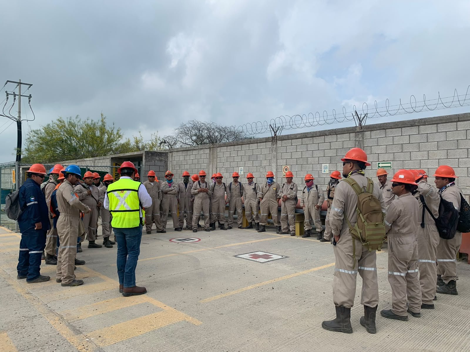 Charla de seguridad previa al trabajo